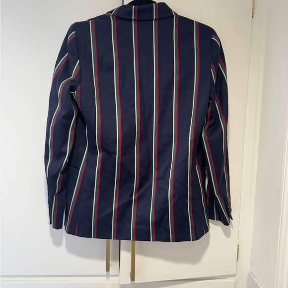 Striped Blazer with Crest - Picture 6 of 7